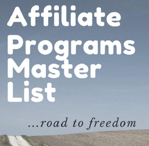 affiliate program master book
