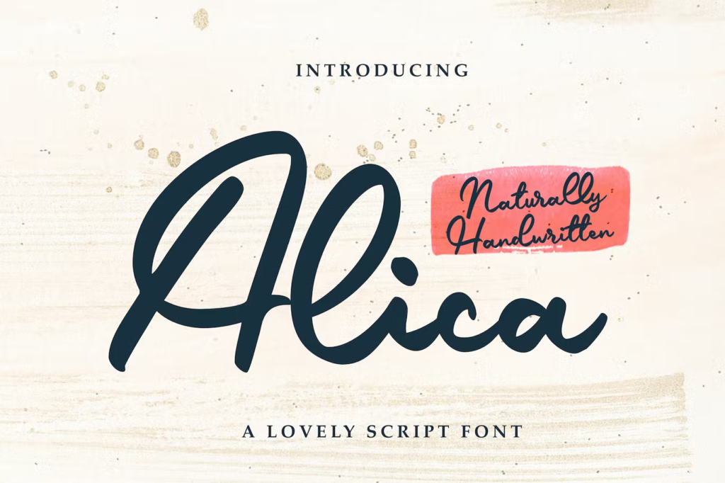Alica - Script Font