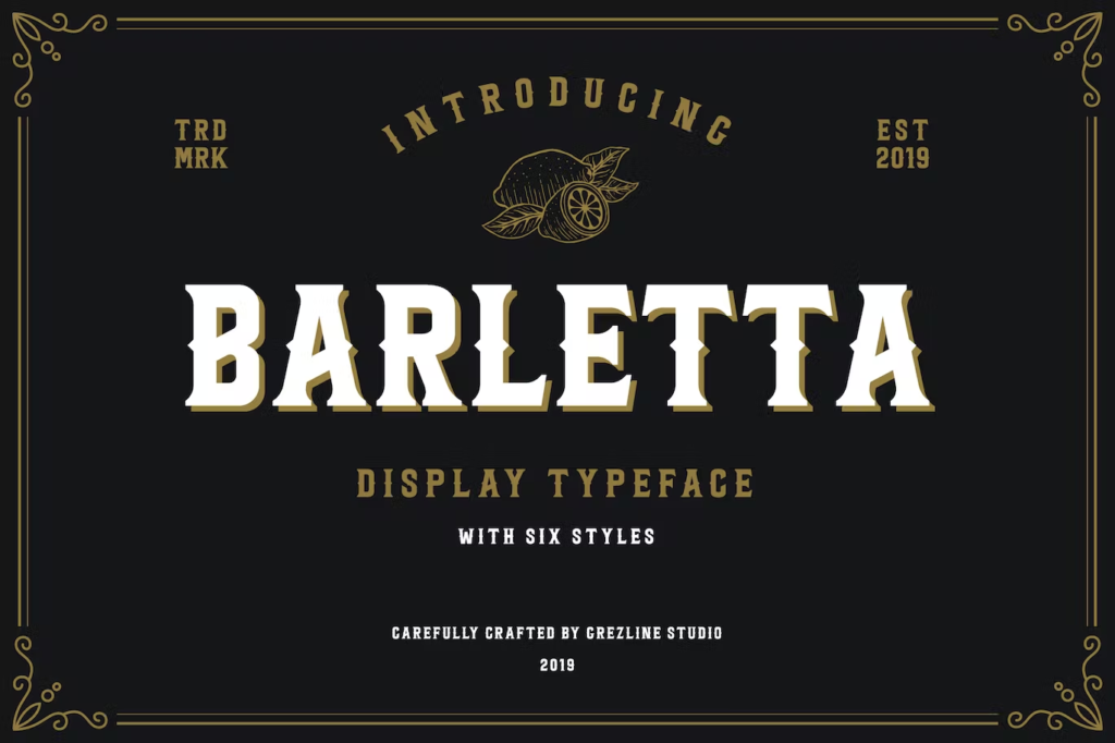 Barletta - Vintage Serif Font