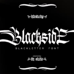 Blackside-Blackletter Font