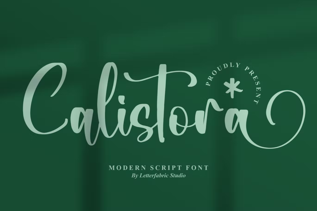 Calistora Modern Script Font