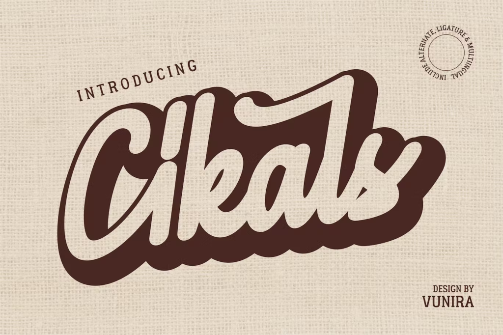 Cikals - Script Font