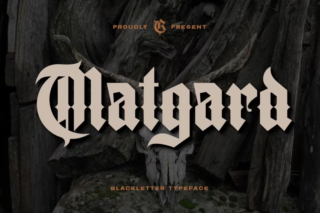 Matgard - Blackletter Typeface