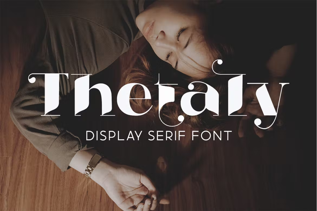 Thetaly - Display Serif Font