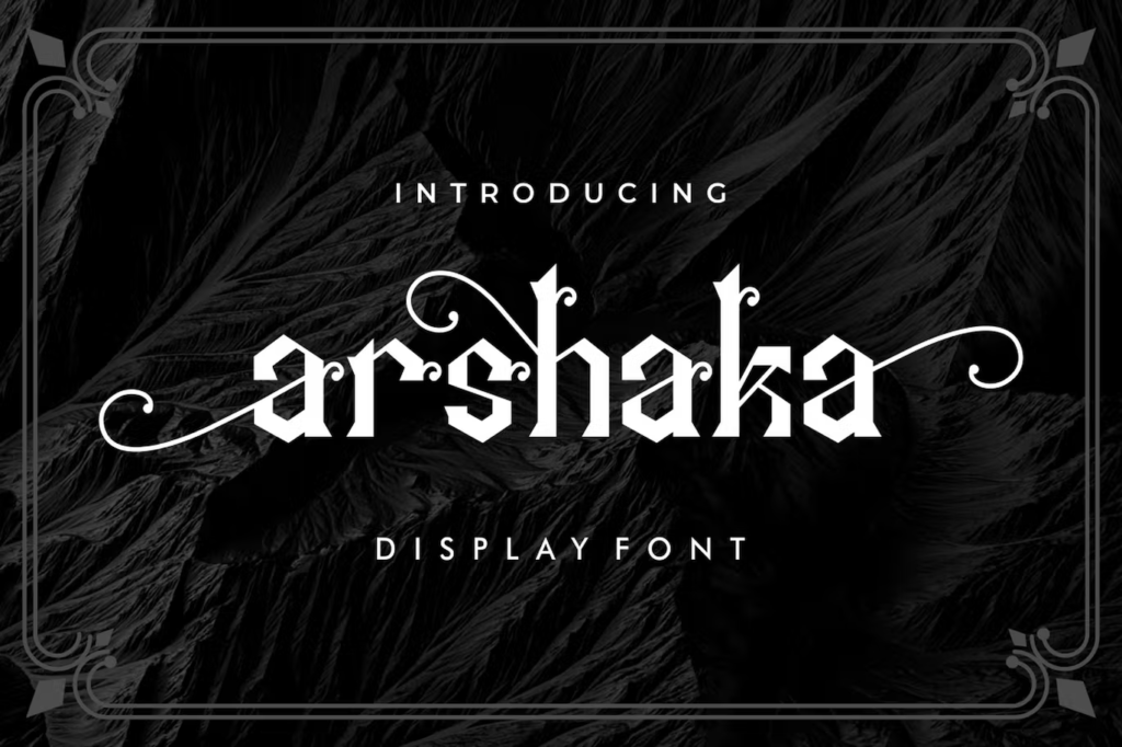 Arshaka - Great Display Font