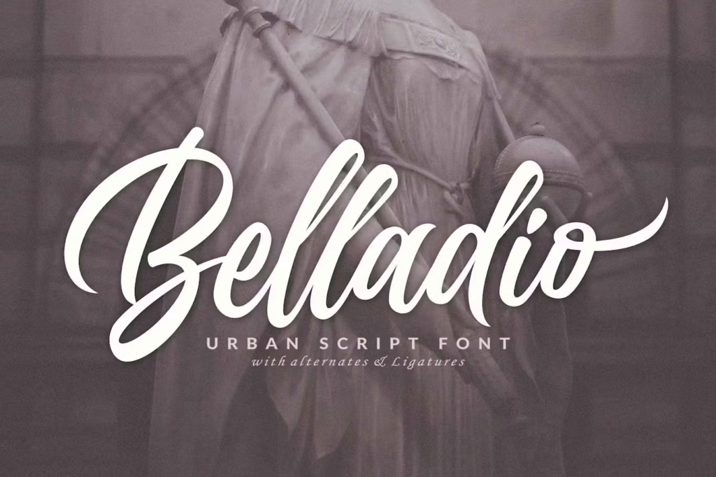 Belladio - Urban Script Font