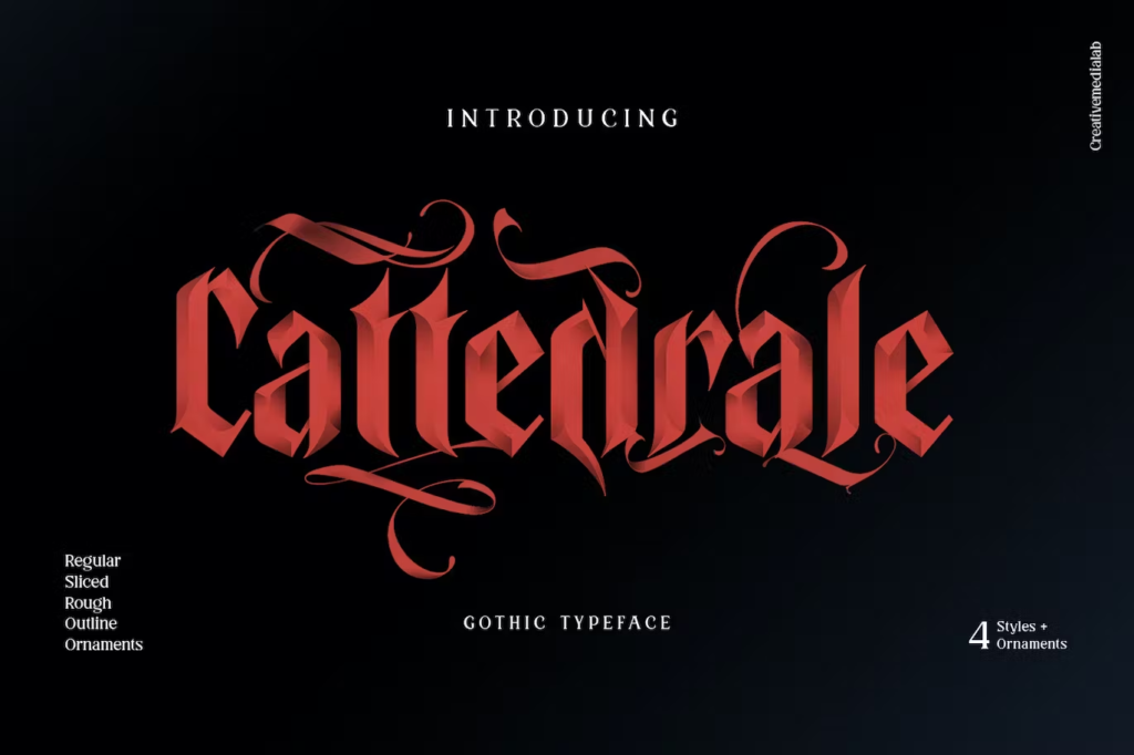 Cattedrale - Gothic Blackletter
