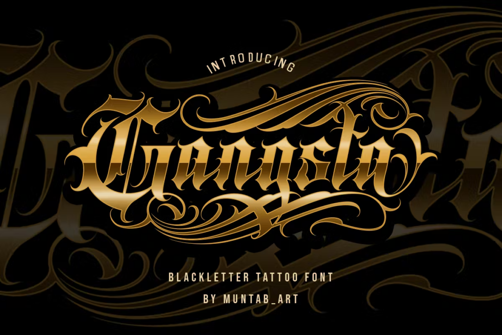 Gangsta Typeface