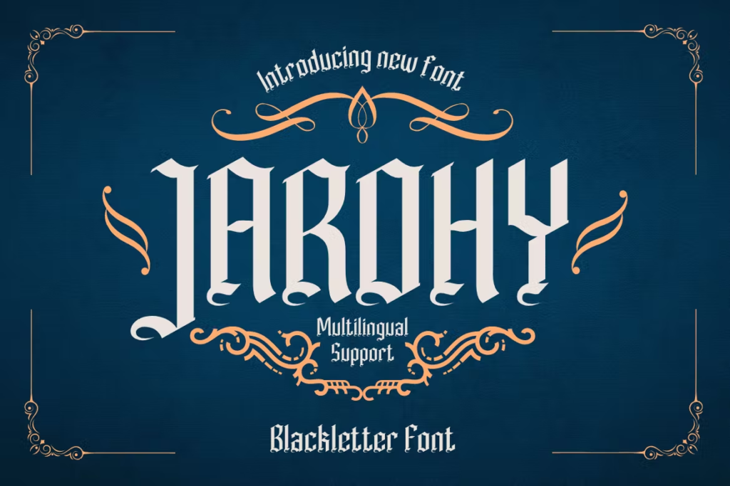 JAROHY – Blackletter Font