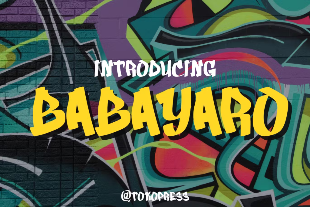 BABAYARO - graffiti font