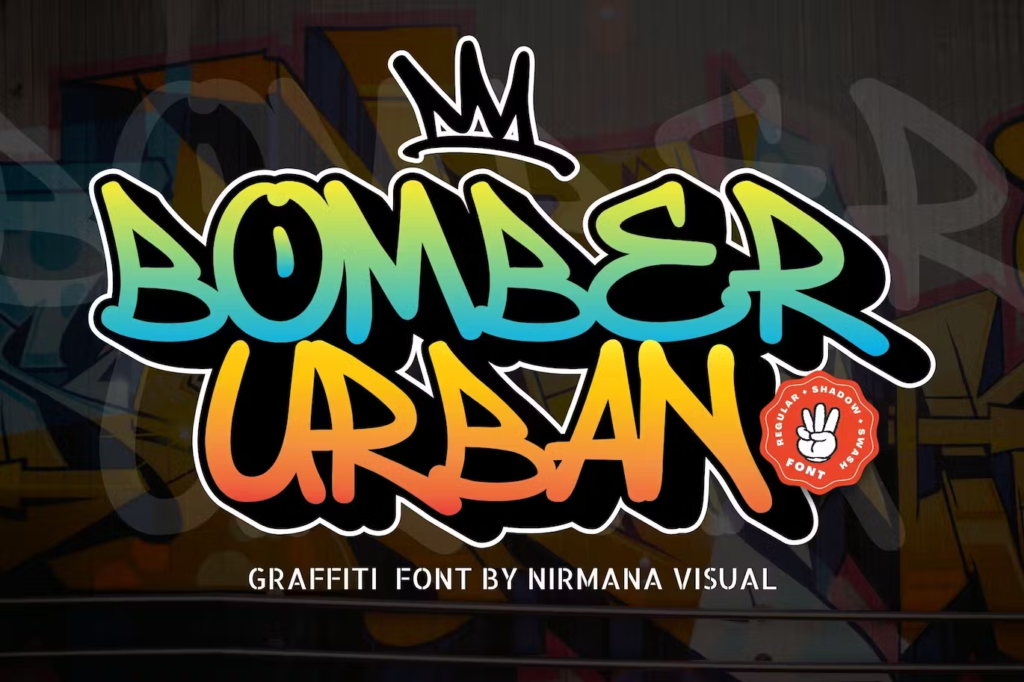 Bomber Urban - Graffiti Font