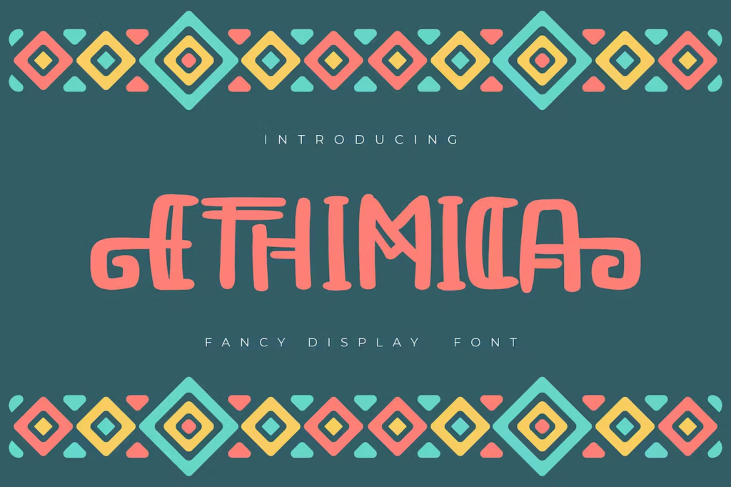 Ethimica Fancy Display Font