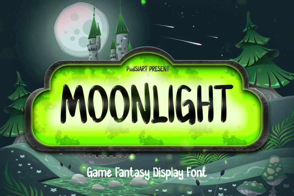 Moonlight - Game Fantasy Display Font