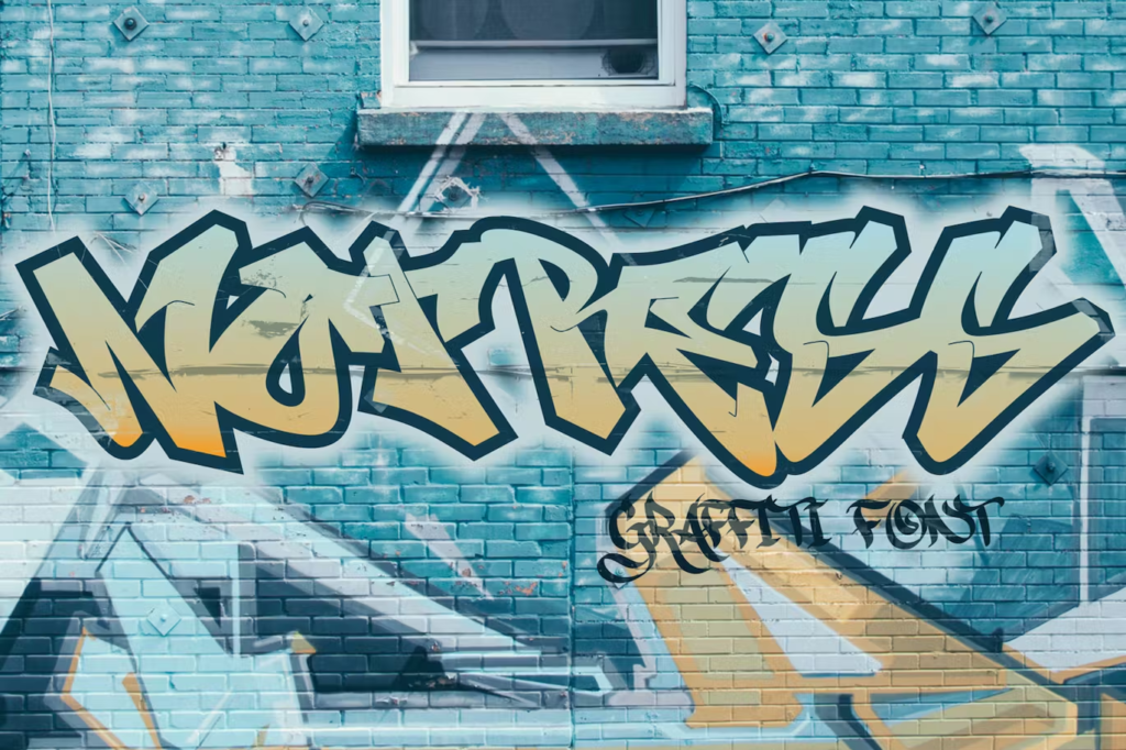 Notress - Graffiti Font