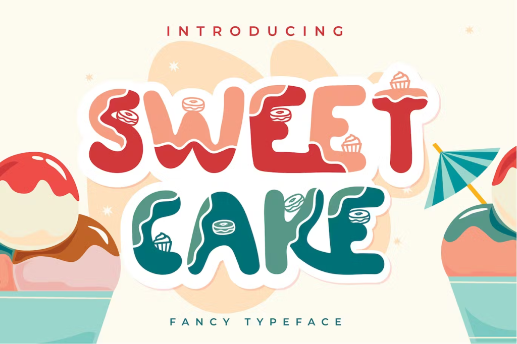 Sweet Cake - Fancy Typeface