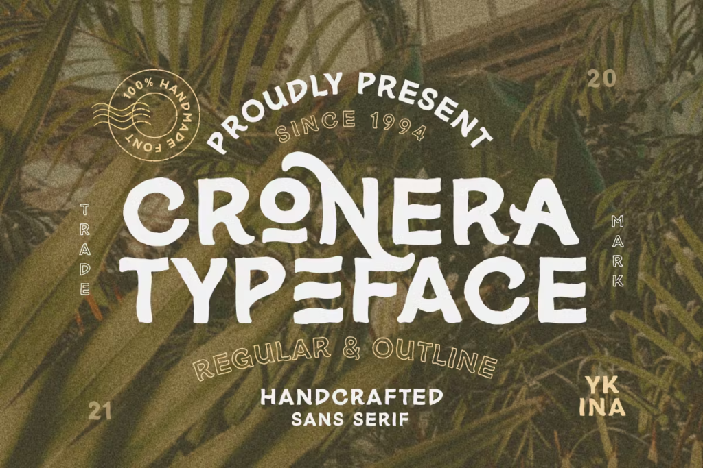 Cronera - Handcrafted Typeface