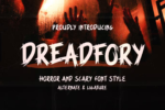 Deadfory - Horror And Scary Font
