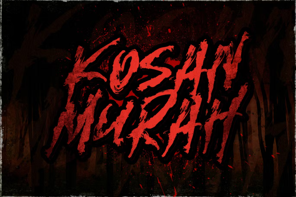 Kosan Murah - Horror Font