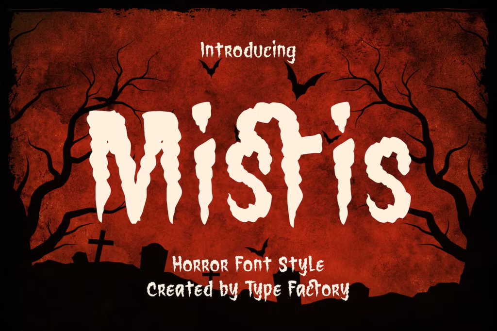 Mistis - Horror Font Style