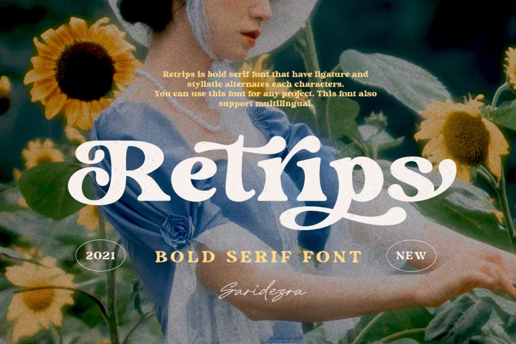 Retrips - Retro Bold Font