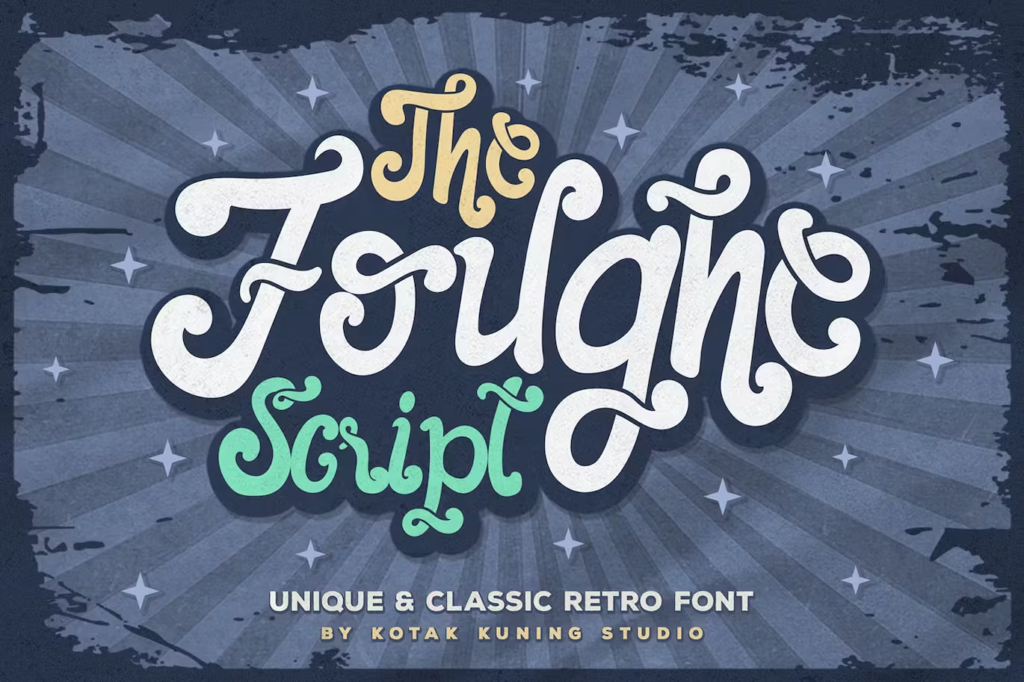 The Foughe Retro Script Font