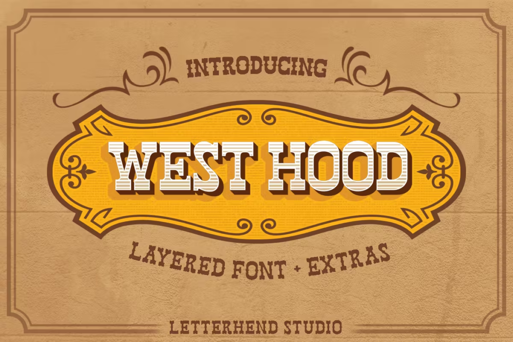 West Hood - 6 Fonts