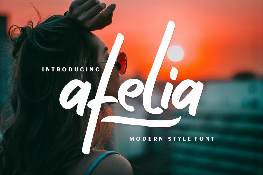 Afelia - Modern Style Font