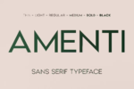 Amenti - Clean Modern Sans