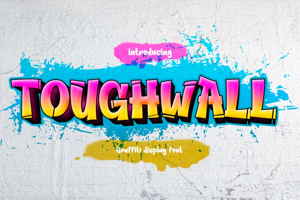 Toughwall - Unleash Urban Creativity Graffiti Font