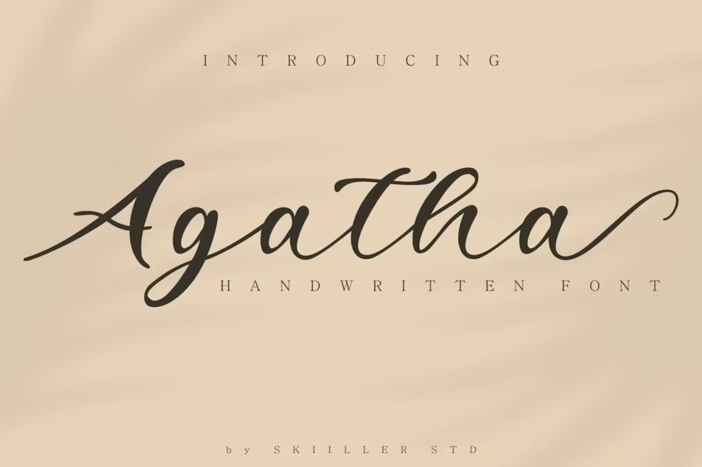 Agatha Handwritten Font