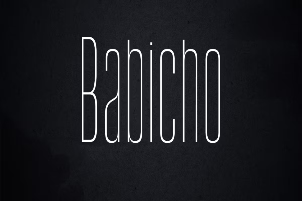 Babicho Minimalist Font