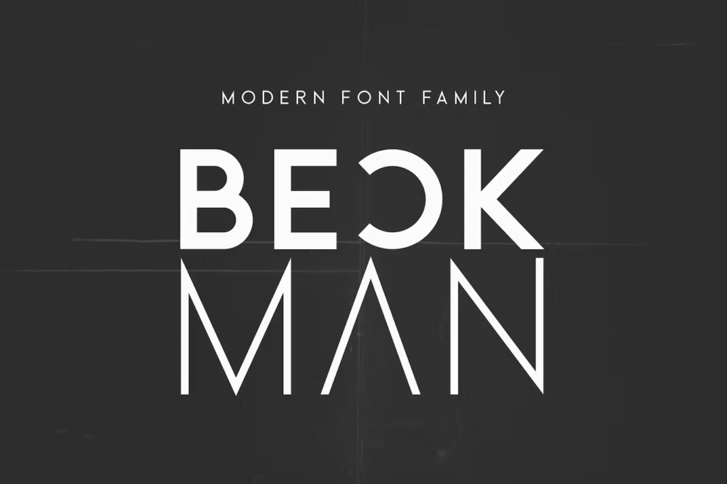 Beckman - Modern Font Family