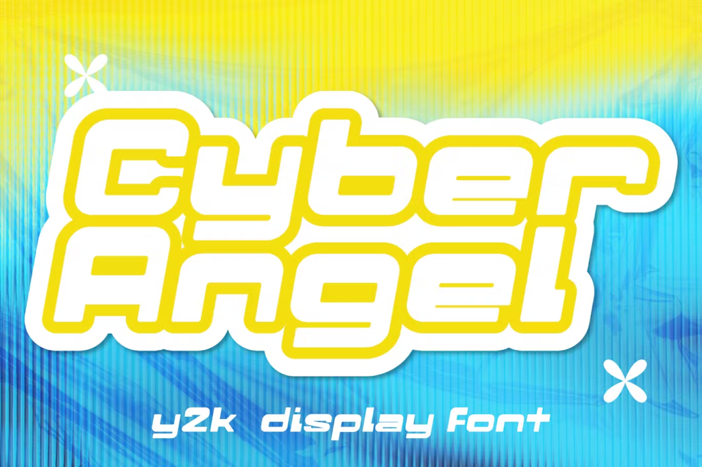 Cyber Angel Y2K Display