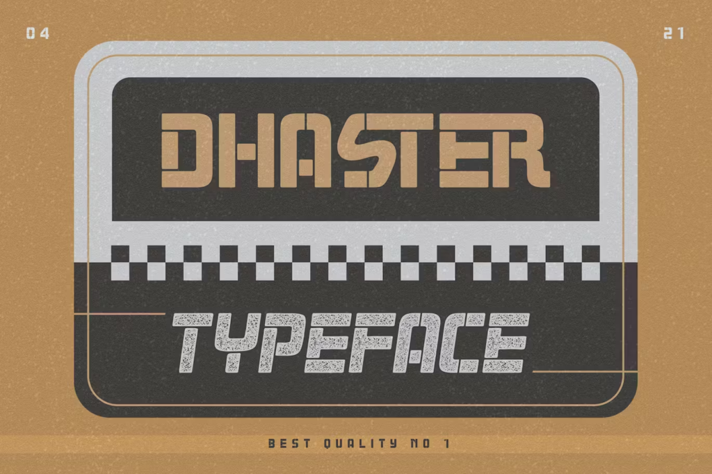 Dhaster Typeface