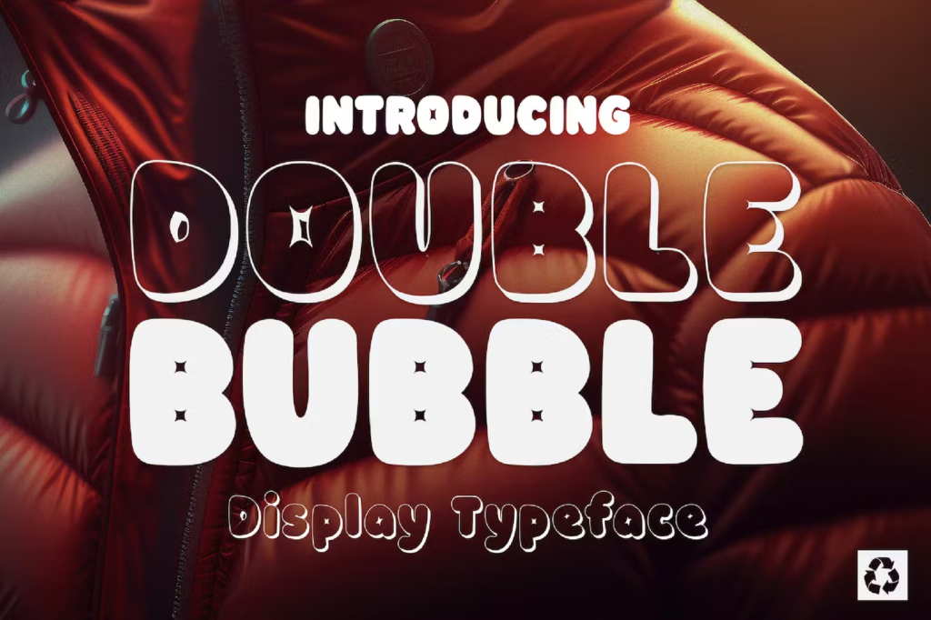 Double Bubble 3D Typeface