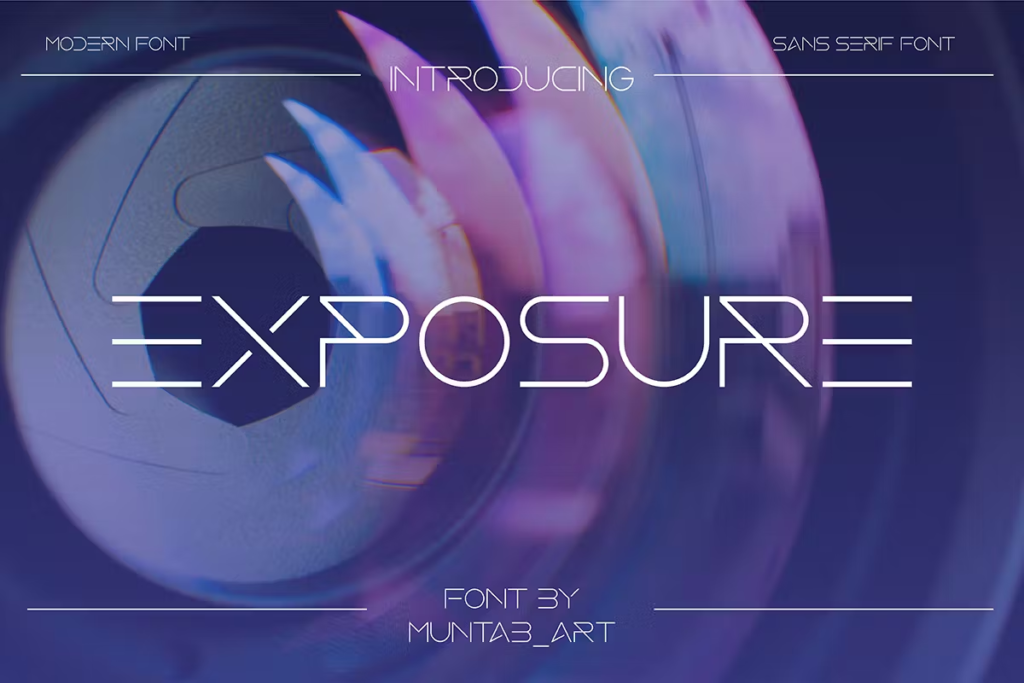 Exposure - Modern Sans