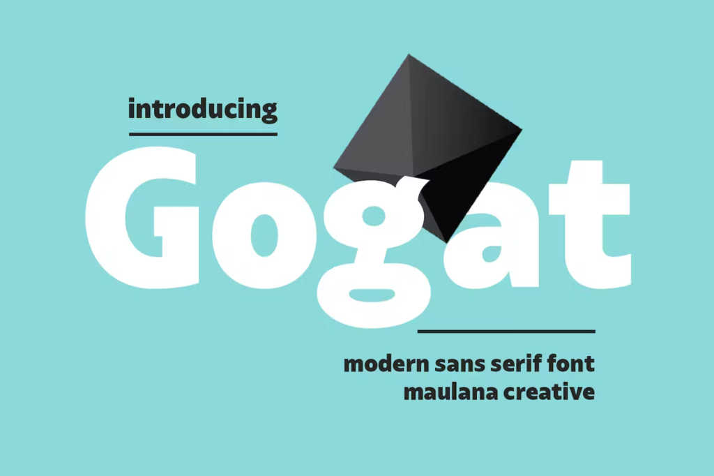 Gogat Modern Sans Serif Font