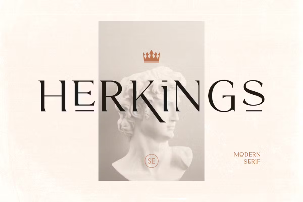 Herkings - Minimalis & Modern Serif