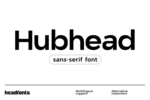 Hubhead Ggeometric Sans-Serif Font