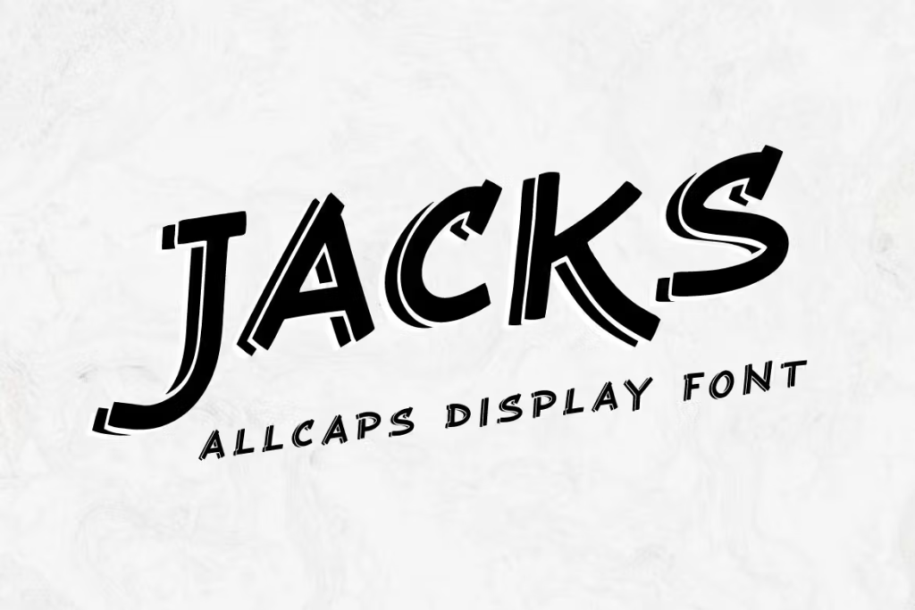 Jacks - Vintage Minimalist Display Font