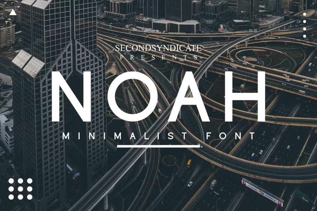 NOAH - Minimalis font
