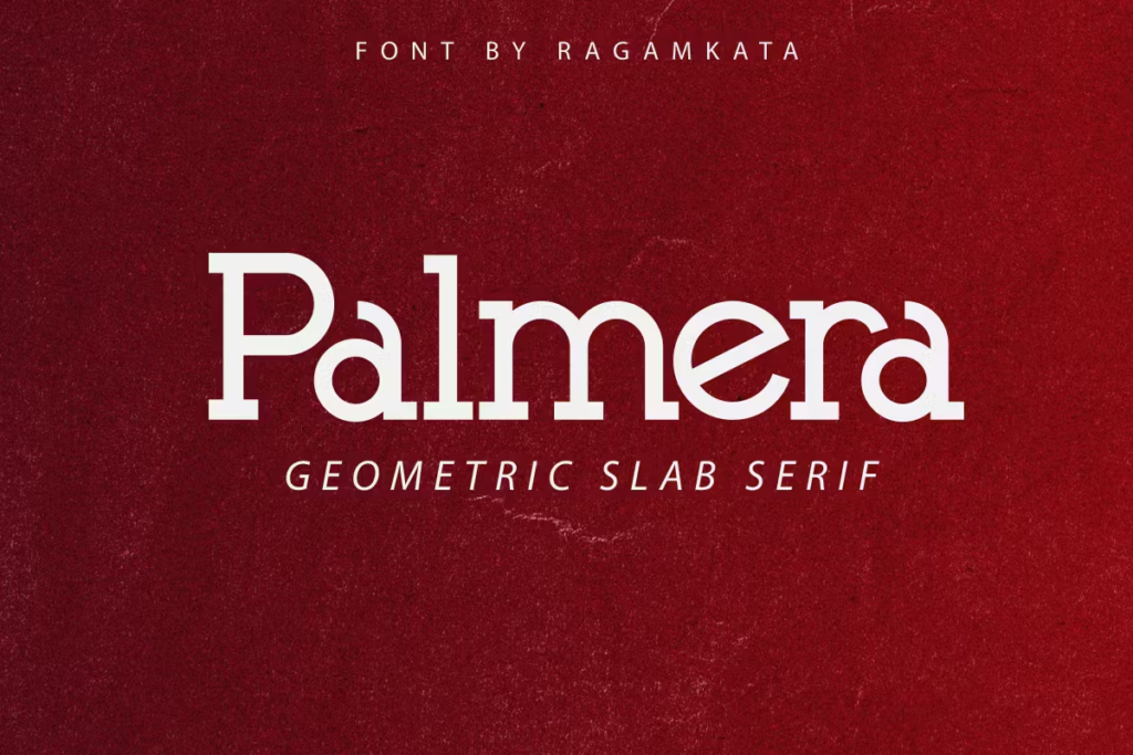 Palmera - Geometric Slab Serif