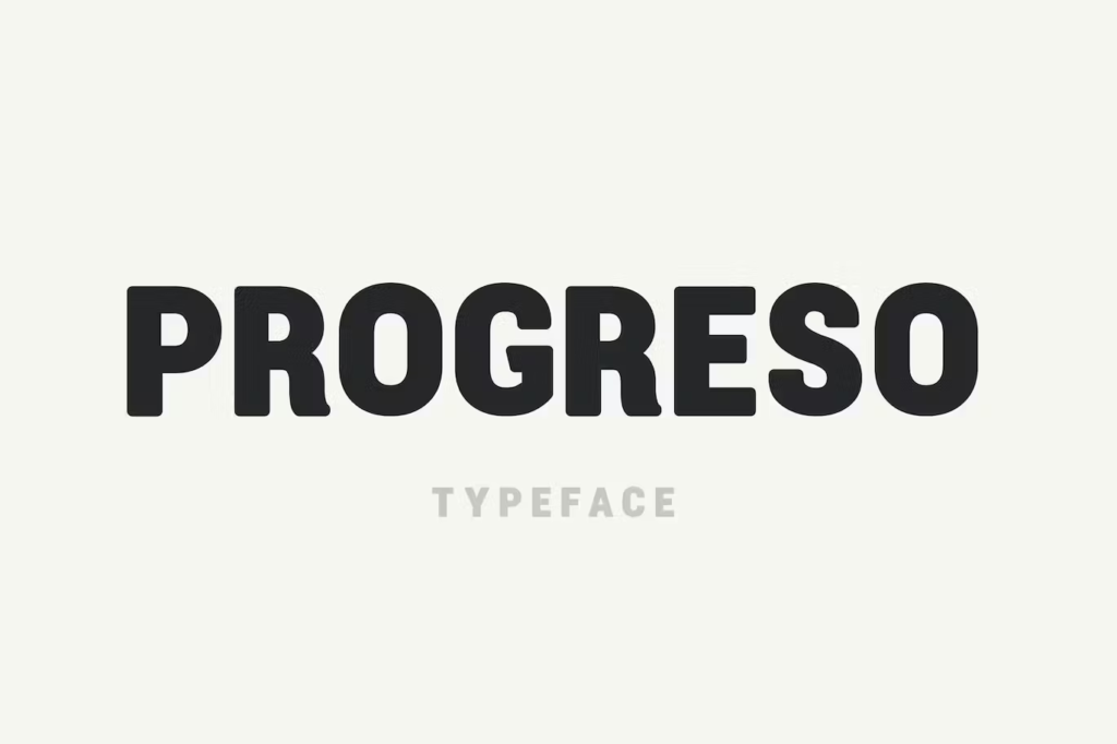 Progreso Minimal Font