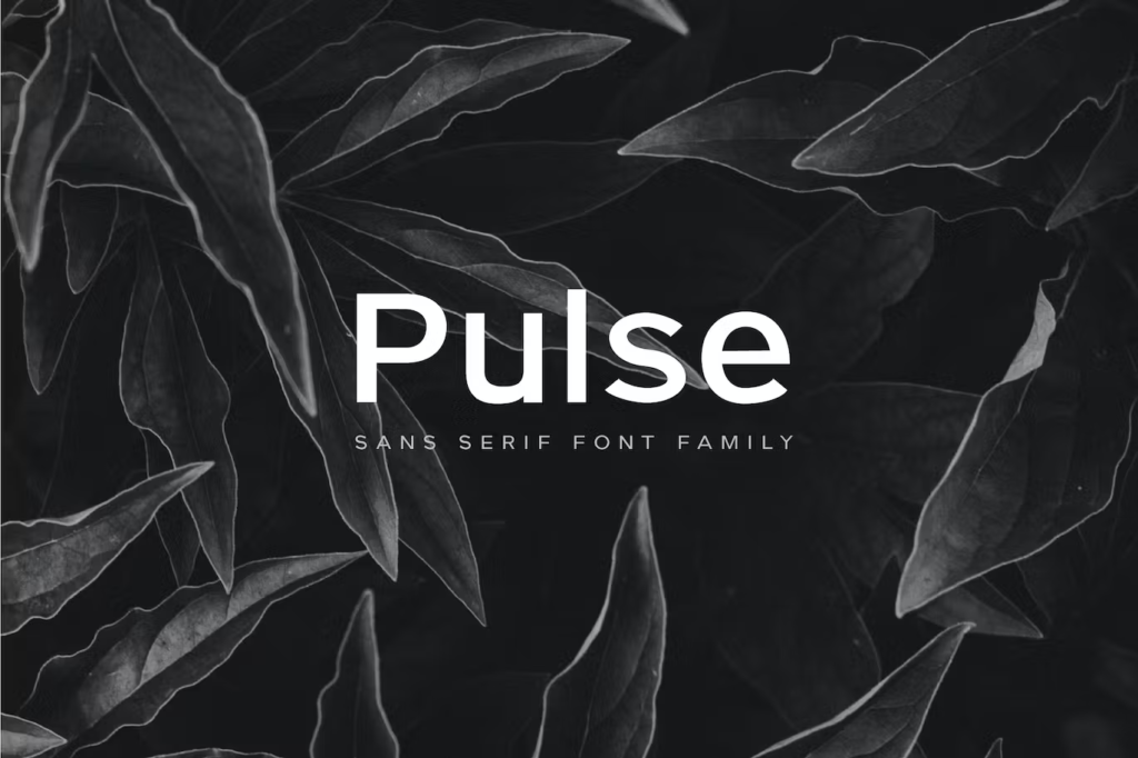Pulse - A Modern Sans-Serif Typeface