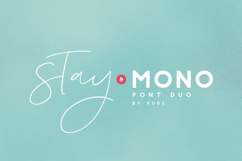 Stay Mono Minimal Font