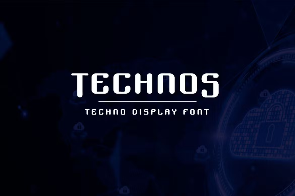 Technos - The techno font