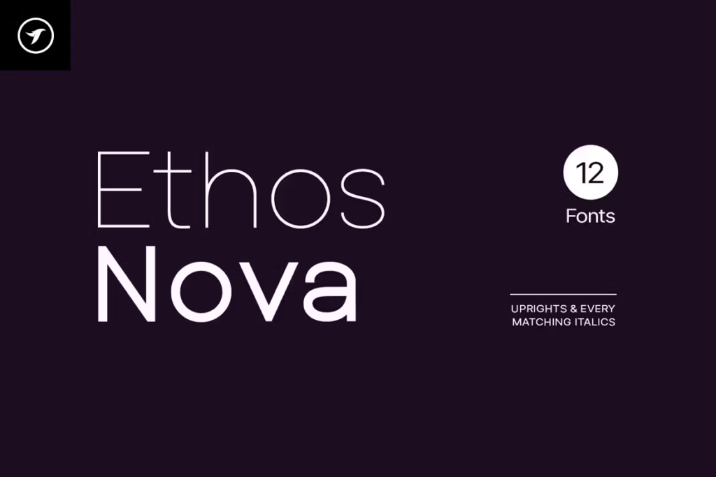 Ethos Nova - Minimalist Sans-Serif Typeface