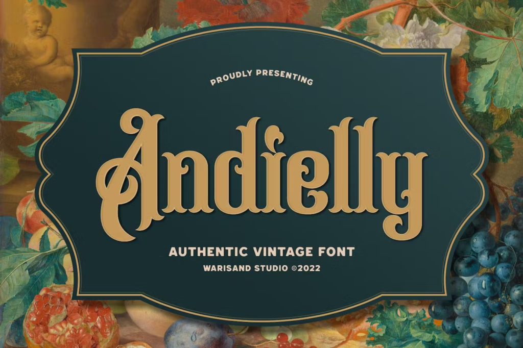 Andielly - Vintage Font