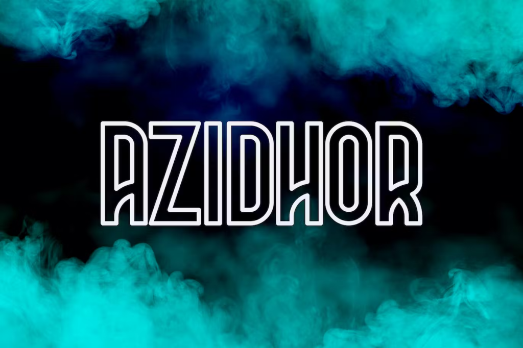 Azidhor typeface
