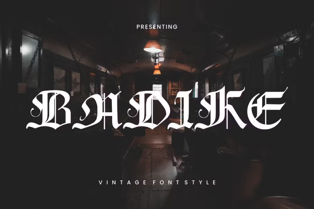 Badike - Vintage Font